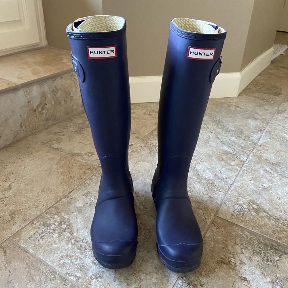 Hunter rain boots☔️Tall, Purple
